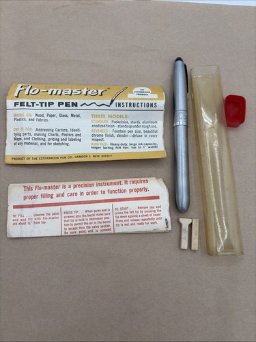 Penna vintage flo master - vintage, punta