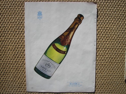 Champagne krug italia 1969 - krug,