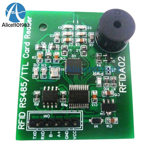 Rfida02 rs485 rs232 - rs485, (ttl)