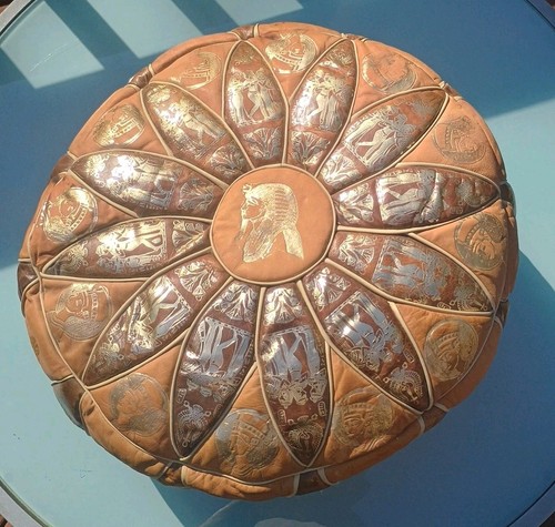 Pouf ottomano vintage - , metà