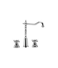 Batteria per lavabo a tre fori