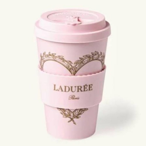 Laduree bicchiere rosa 400ml - bicchiere,