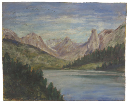 Quadro paesaggio alpino alpi - alpino,