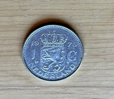 Olanda 1 fiorino 1976 moneta circolata "15k"