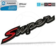 TARGHETTA EMBLEMA STEMMA POSTERIORE ORIGINALE VESPA GTS SUPER 300 2008-2016