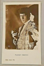 ANTICA CARTOLINA RUDOLPH RODOLFO VALENTINO - TORERO -  BERLIN 1932 ED.VICTORIA 