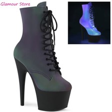 Sexy FLUORESCENT ANKLE BOOTS
