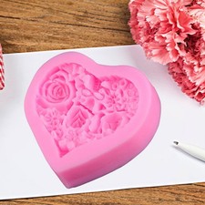  3 D Stampo Cuore Silicone Stampi in Argilla Polimerica Da Forno Fai -da -te