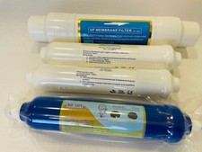 KIT FILTRI 4 STADI PER DEPURATORE ACQUA A ULTRAFILTRAZIONE 5 MICRON 1/4 T 33