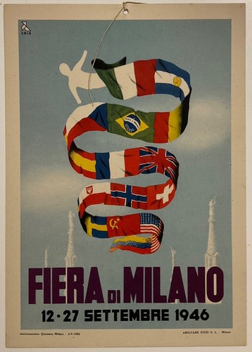 Fiera milano 1946 locandina - milano,
