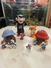 PUFFI SMURFS SMURF CASA DEI PUFFI CON PUFFI PIU GARGAMELLA E BIRBA 3D