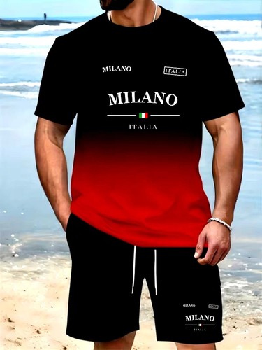 Shirt pantaloncino milano - e,