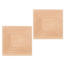  2 vassoi in legno giapponesi