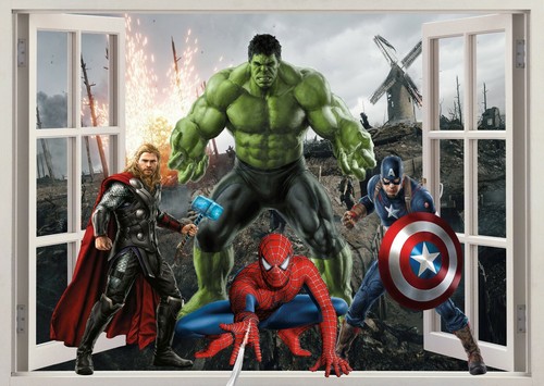 Adesivo marvel avengers super - avengers,