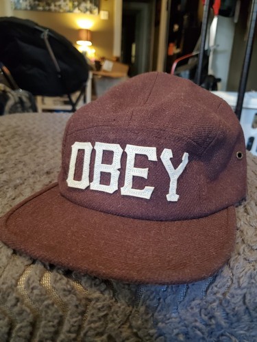 Obey snapback marrone - obey, marrone/marrone