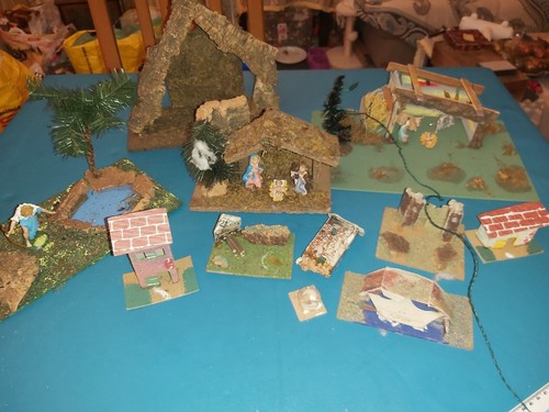 Lotto presepe vintage case e - lotto,