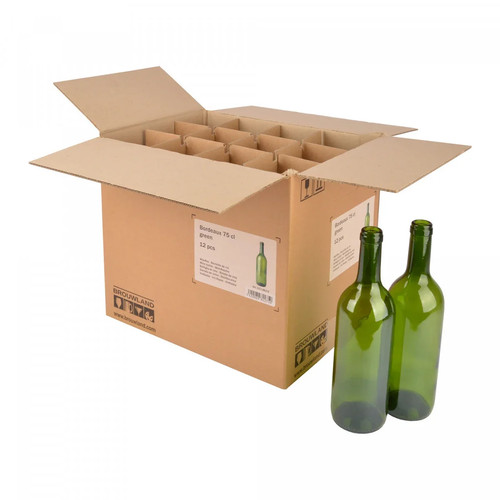 Scatola bottiglie bordeaux - 12,