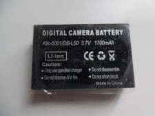 Batteria agli ioni di litio per Sanyo DB-L50AU NVP-D7 DB-L50 Xacti DMX-HD1010 Xacti DMX-WH1