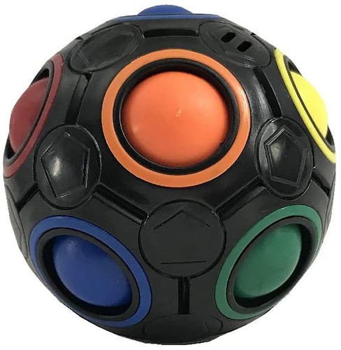 Puzzle rubiks cube rainbow - puzzle,