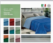 TRAPUNTA Invernale 300GM BICOLOR Double Face MATRIMONIALE Piazza mezza SINGOLO
