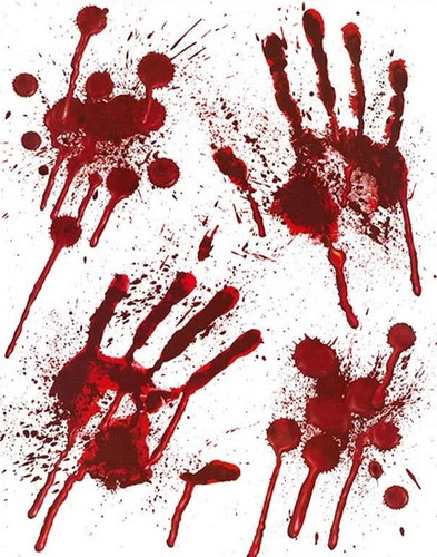 Adesivi halloween sangue - adesivi,