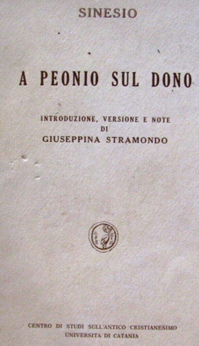 Sinesio cirene peonio sul - cirene,
