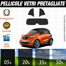 Smart ForTwo dal 2015 ad OGGI Pellicole Oscuramento Vetri Posteriori Auto Pre Ta