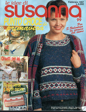 Rivista LE IDEE DI SUSANNA Punto croce di primavera n. 99 Febbraio 1997