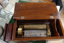 Antique Cylinder Music Box -