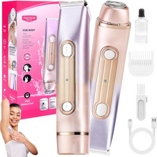 Rasoio Elettrico Donna, 2 in 1