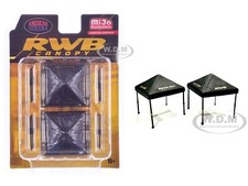 "RWB" CANOPY 2 PIECE SET BLACK