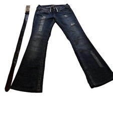 Jeans Bebe Y2K Diamante Strass