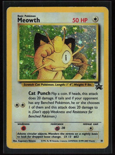 Meowth promo wizards black - promo,