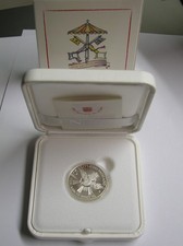 VATICANO 5 EURO PROOF ARGENTO SEDE VACANTE 2013