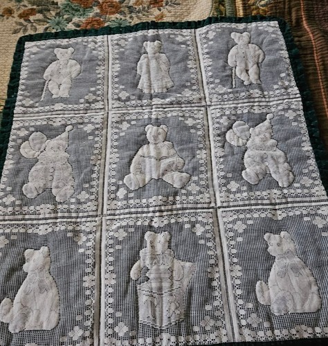 Trapunta coperta fatta mano - fatta, a