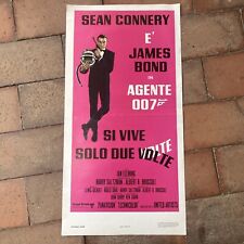 locandina originale usata film ‘Agente 007 si vive solo due volte’ colore FUCSIA