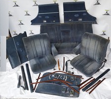set sedili tappezzeria mercedes w114 w115 /8 + pannelli inserti modanature