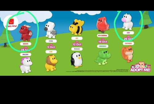 Gadget happy meal adopt - happy, me