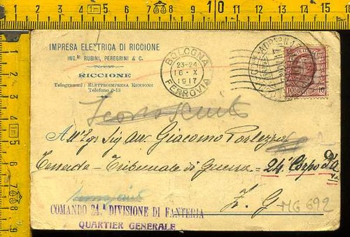 Prima guerra cartolina - prima,