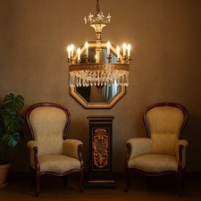 Lampadario Antico Stile Impero
