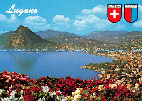 D072062 lugano panorama dal - lugano.,