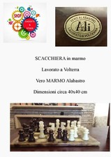 SCACCHIERA da collezione in marmo