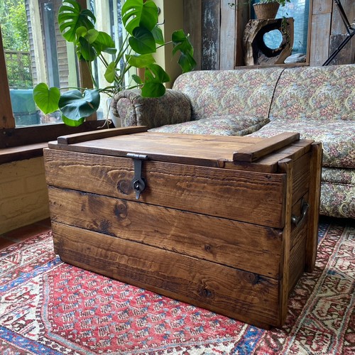 Cassapanca rustica legno - cassapanca,