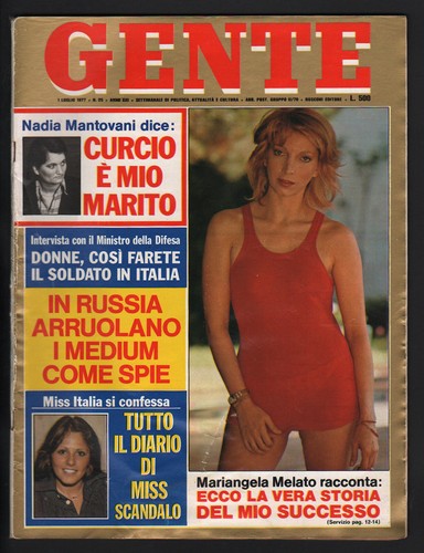 Gente 1977 mariangela - 25/1977,