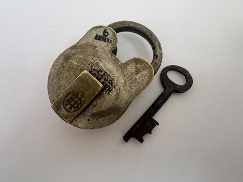Lucchetto vintage ottone - vintage,