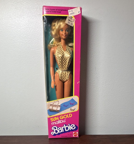 Mattel sun gold malibu - gold,