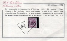 Italia Regno 1863 Effigie VEII