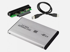 Custodia Esterna Hard Disk Box Sata 2.5 HDD USB Disco Rigido SILVER