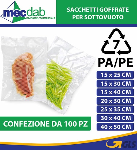 Buste sottovuoto alimenti - buste,