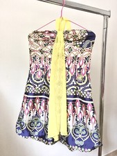 Abito donna in raso stampato Made In Italy